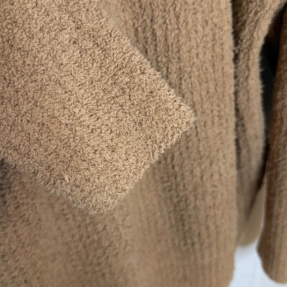 Victoria's Secret Camel Quarter Zip-Up Fleece Sweater Sweatshirt Top - Picture 4 of 7